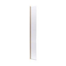 Hudson Reed Wetroom Screens 300mm Hinged Flipper Screen Contemp Brushed Brass Aluminium 1950x322x27mm - JJ Building Materials