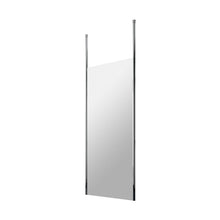 Hudson Reed Wetroom Screens 700mm Wetroom Screen With Ceiling Post Contemp Chrome Aluminium 1950x698x14mm - JJ Building Materials