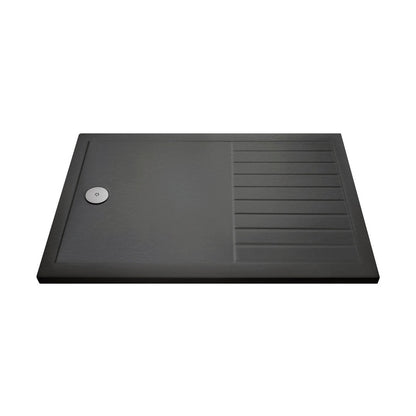 Hudson Reed Wetroom Trays Rectangular Walk-in Shower Tray 1400 X 900 Contemp Grey Slate Acrylic Capped Abs Caco3 And Pu - JJ Building Materials