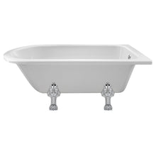 Hudson Reed Winterburn Freestanding Shower Bath - Pride Leg Set (1500mm) Trad White Acrylic - JJ Building Materials