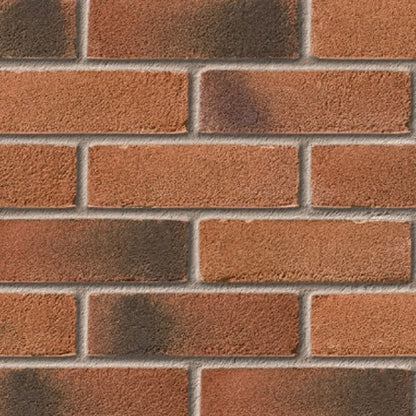Ibstock Leicester Weathered Red Facing Brick Pack of 500 - JJ Building Materials