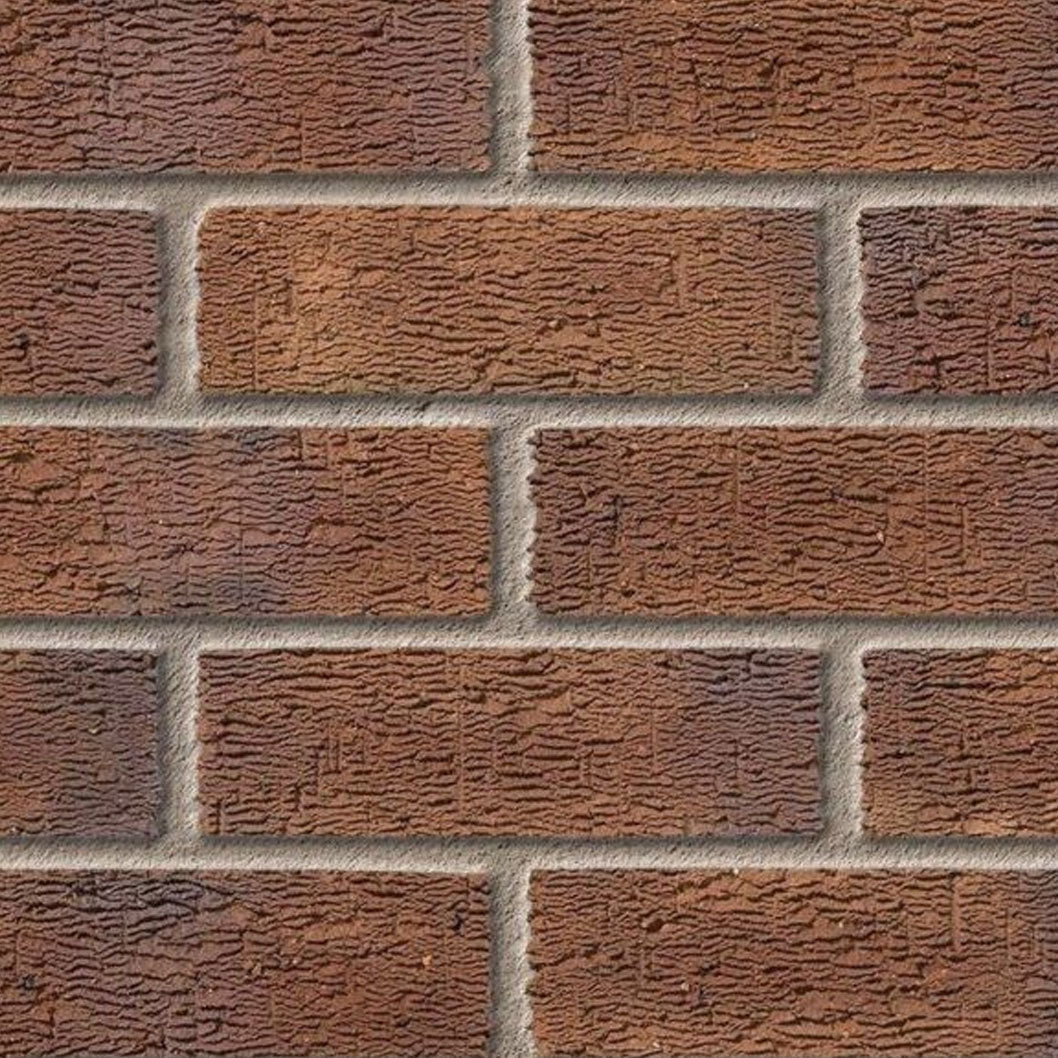Ibstock New Burntwood Red Rustic (A0269A) Facing Brick Pack of 500 - JJ Building Materials
