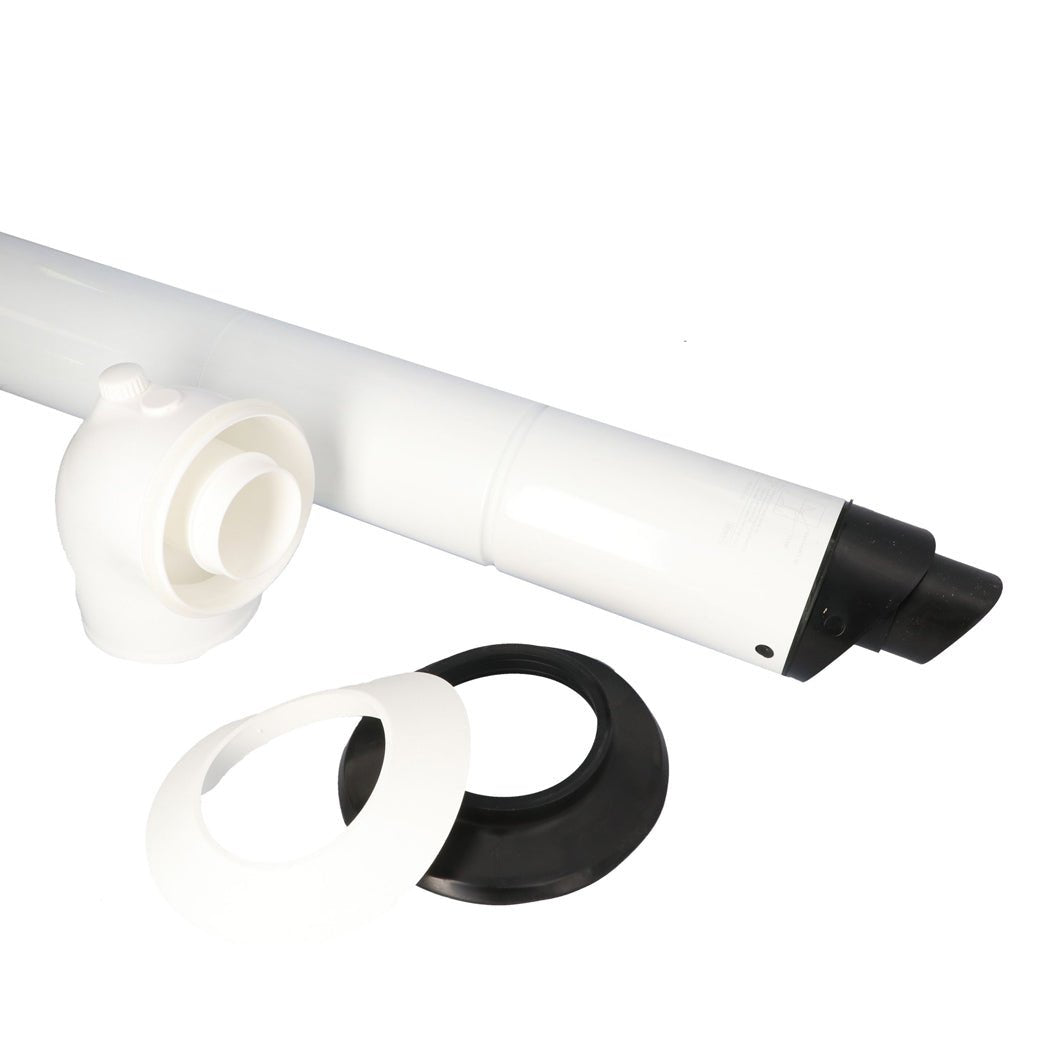Ideal Logic 1m Horizontal Telescopic Flue Terminal - JJ Building Materials