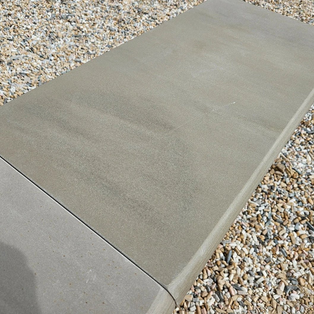 Imperial Green Indian 40mm Sandstone - Sawn & Honed - Bullnose Steps - 900 x 400mm - JJ Building Materials