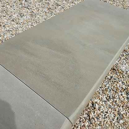 Imperial Green Indian 40mm Sandstone - Sawn & Honed - Bullnose Steps - 900 x 400mm - JJ Building Materials