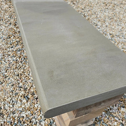 Imperial Green Indian 40mm Sandstone - Sawn & Honed - Bullnose Steps - 900 x 400mm - JJ Building Materials