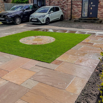 Imperial Green Indian 22mm Sandstone Circle Kit - Riven