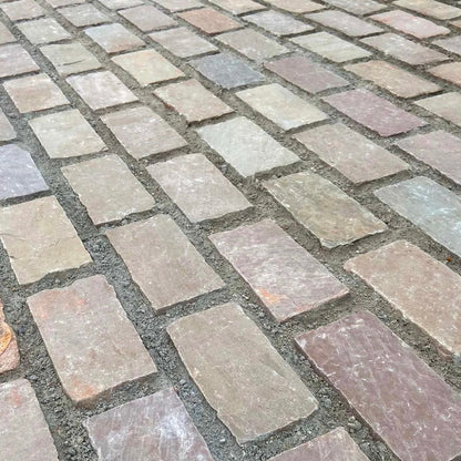 Imperial Green Indian 60mm Sandstone Setts