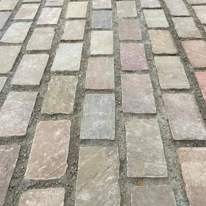 Imperial Green Indian 60mm Sandstone Setts