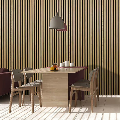 JB Kind 2400x600x21mm Oak Veneer Acoustic Wall Panel - JJ Building Materials