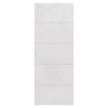 JB Kind 4 Line Horizontal White Internal Door - JJ Building Materials