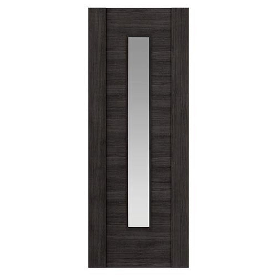 JB Kind Alabama Cinza Fully Finished Laminate Glazed Internal Door - JJ Building Materials