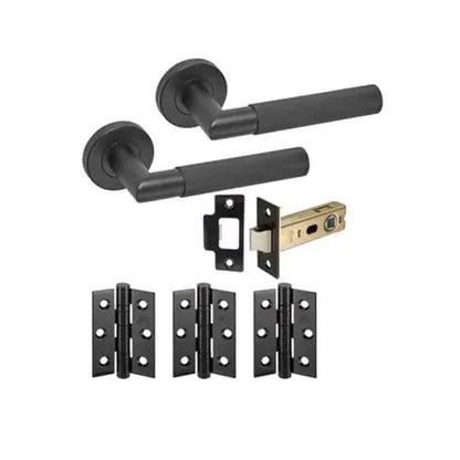 JB Kind Arlington Black Standard Door Handle Pack - JJ Building Materials