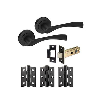 JB Kind Boston Matt Black Privacy Pack - JJ Building Materials