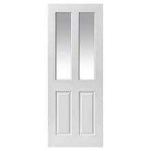 JB Kind Canterbury 2-Light White Primed Glazed Internal Door - JJ Building Materials