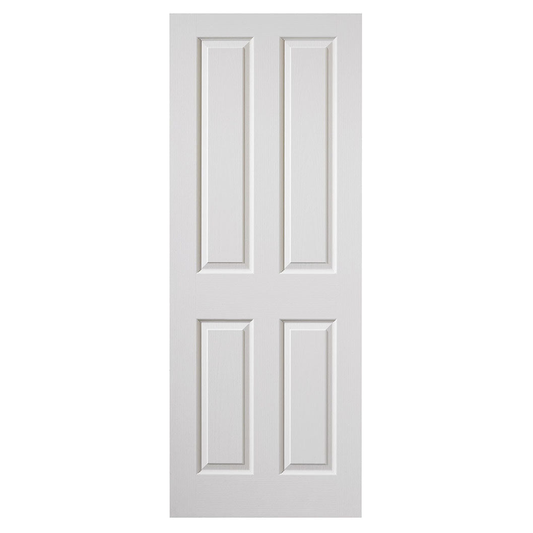 JB Kind Canterbury Internal Grained White Primed Door - JJ Building Materials