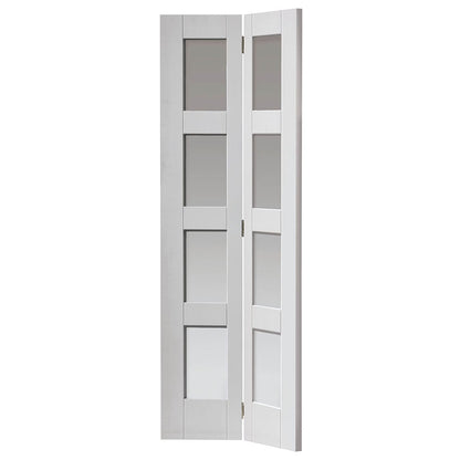 JB Kind Cayman White Glazed Internal Bi-fold Door - JJ Building Materials