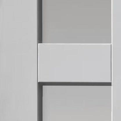 JB Kind Cayman White Glazed Internal Bi-fold Door - JJ Building Materials