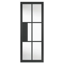 JB Kind Civic Black Clear Glass Internal Door - JJ Building Materials