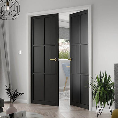 JB Kind Civic Black Internal Door - JJ Building Materials