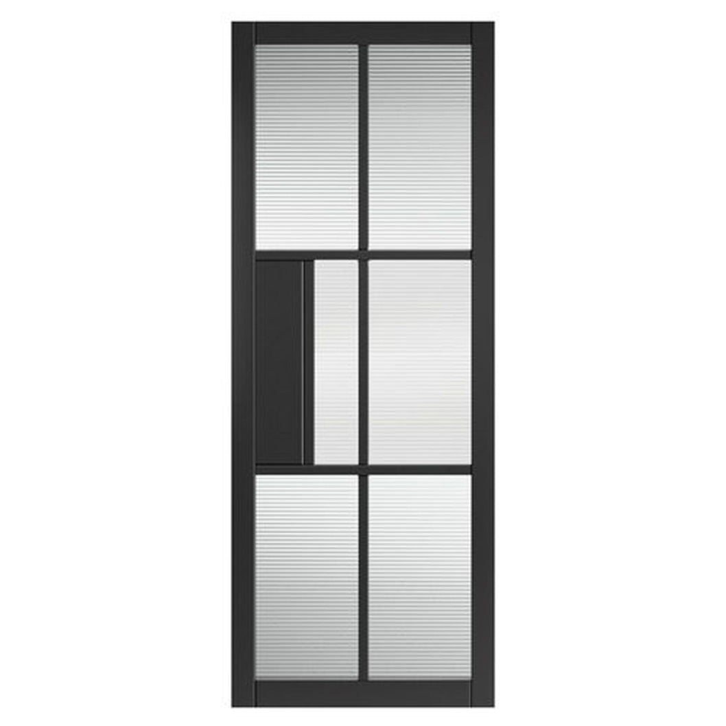 JB Kind Civic Black Reeded Horizontal - JJ Building Materials