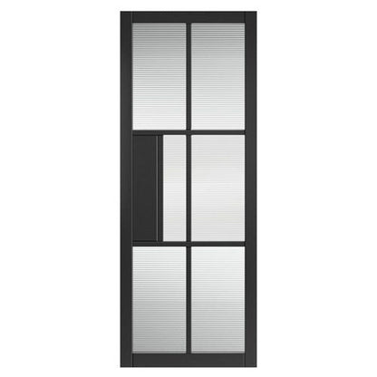JB Kind Civic Black Reeded Horizontal - JJ Building Materials