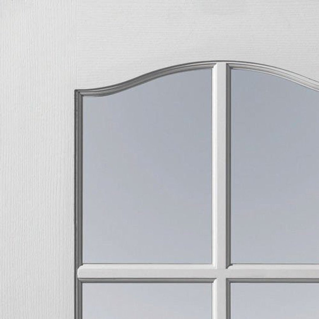 JB Kind Classique 6 Light Internal White Primed Glazed Internal Door - JJ Building Materials