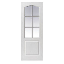 JB Kind Classique 6 Light Internal White Primed Glazed Internal Door - JJ Building Materials