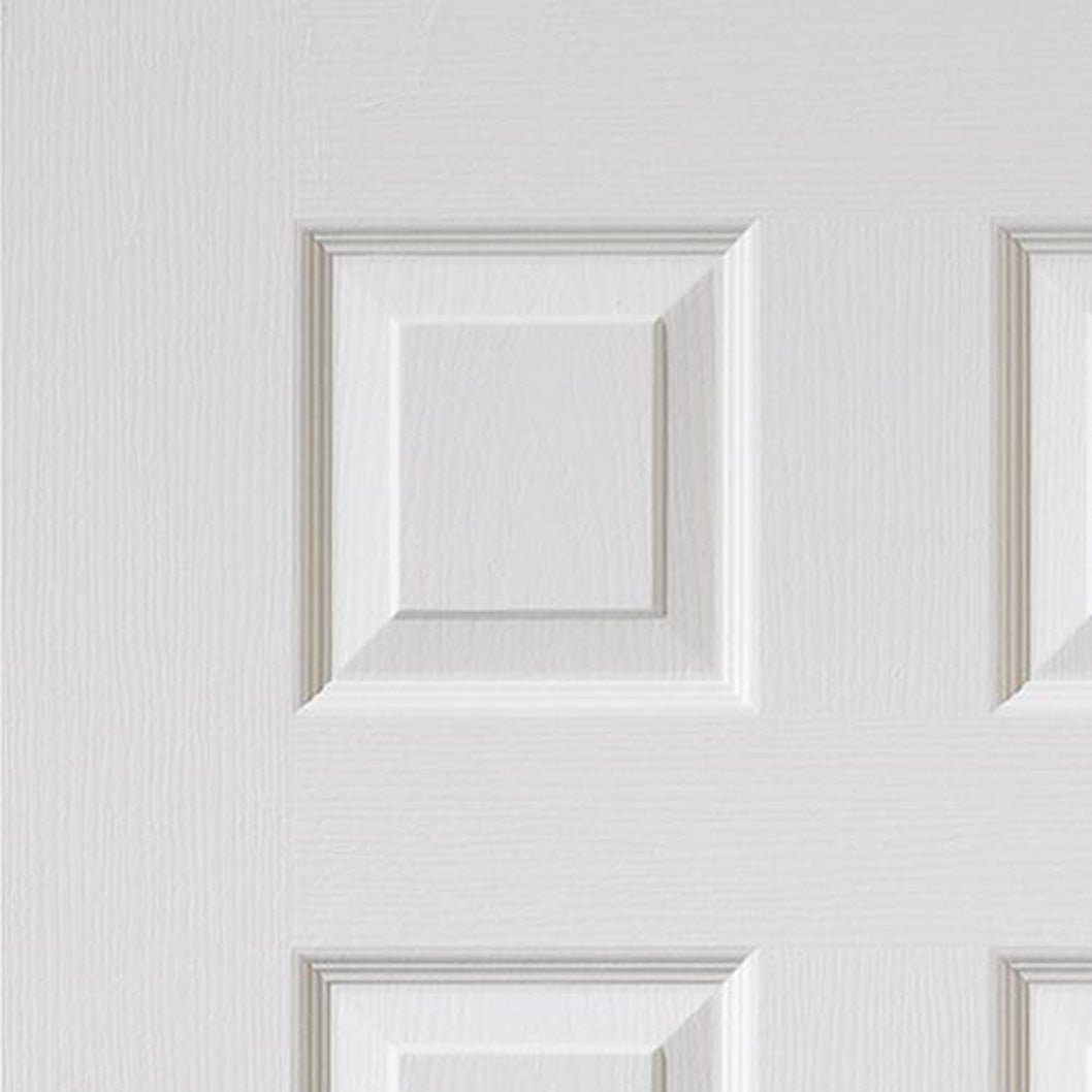 JB Kind Colonist Internal Grained Wihte Primed Internal Fire Door - JJ Building Materials