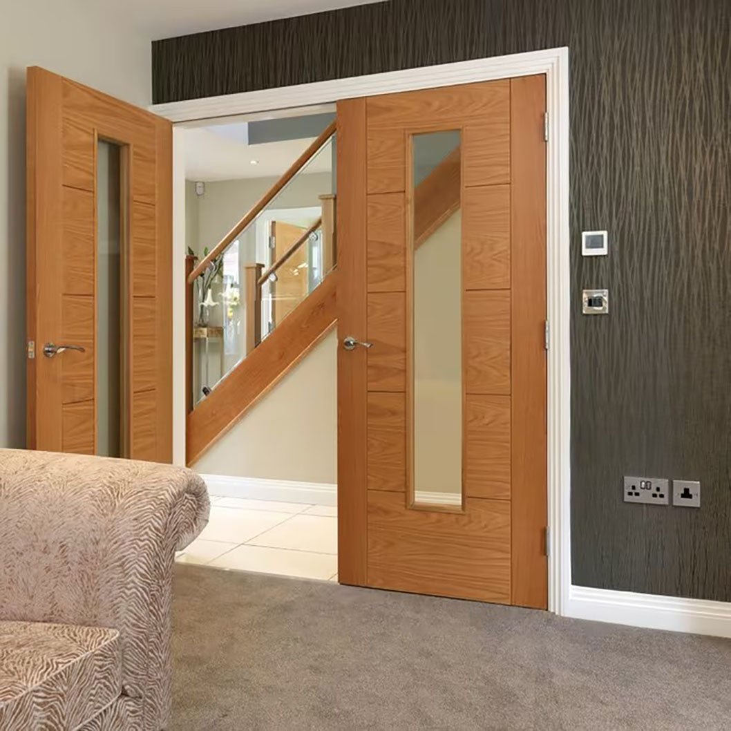 JB Kind Emral Fully Finished Glazed Internal Fire Door - JJ Building Materials