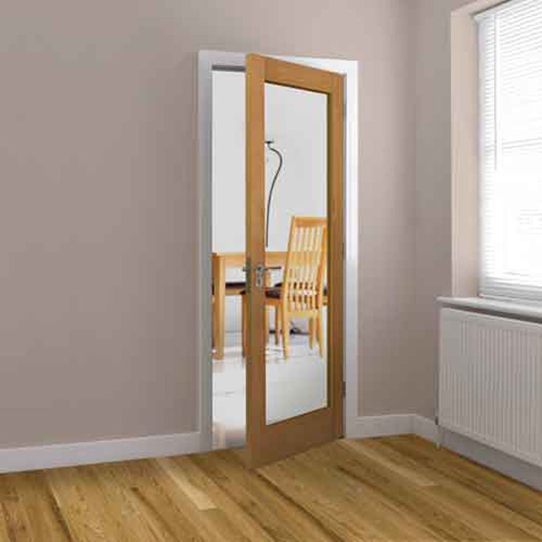 JB Kind Fuji Oak Glazed Internal Door - JJ Building Materials