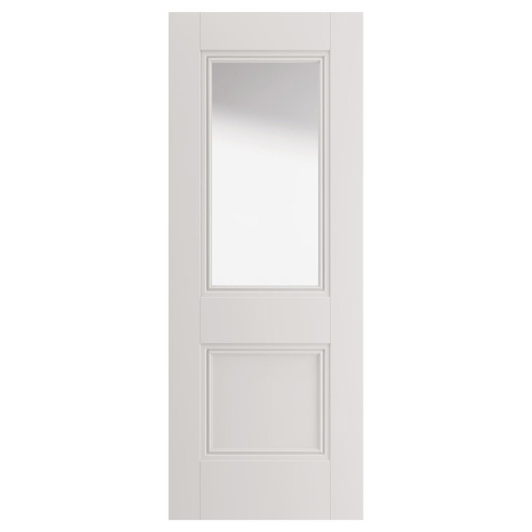 JB Kind Hardwick 1-Light Clear Primed Internal Door - JJ Building Materials