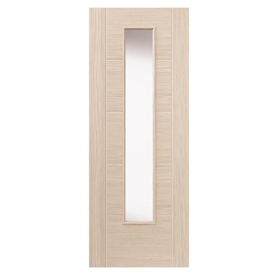 JB Kind Ivory Glazed Laminate Internal Door - JJ Building Materials