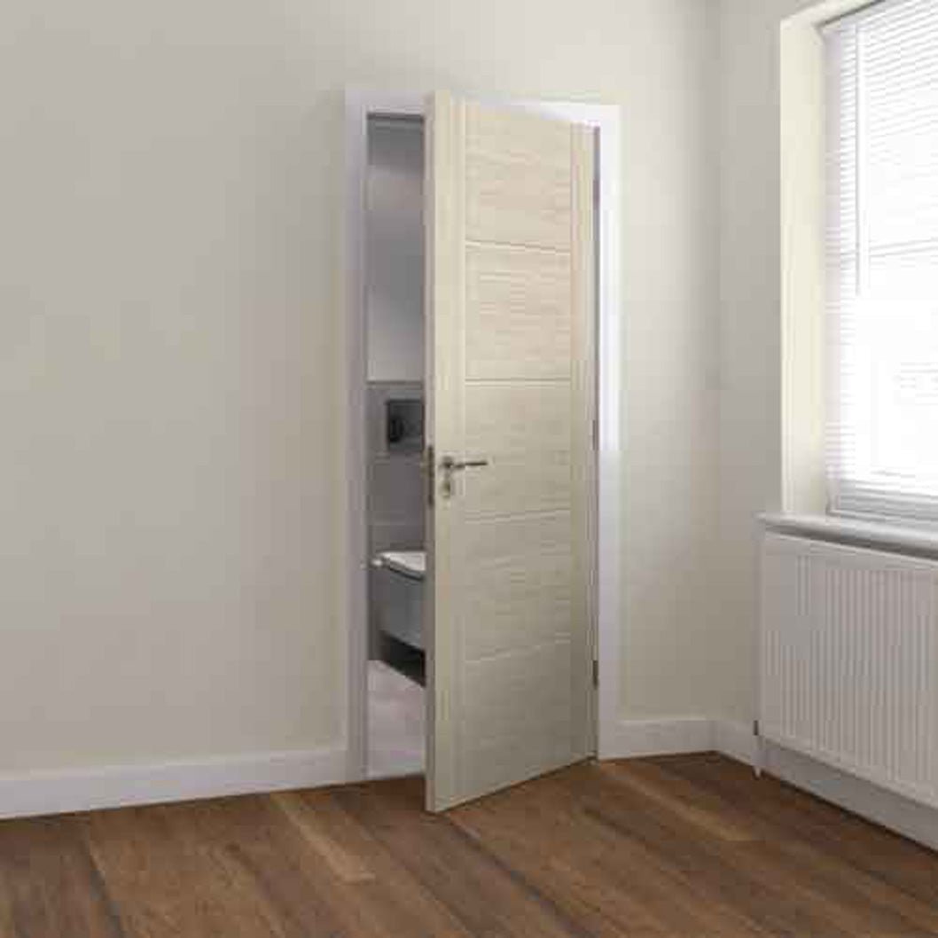 JB Kind Ivory Laminate Internal Door - JJ Building Materials
