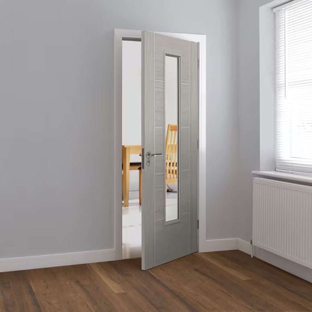 JB Kind Lava Fully Finished Laminate Glazed Internal Door - JJ Building Materials