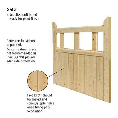 JB Kind Ledged Pine Gate - JJ Building Materials