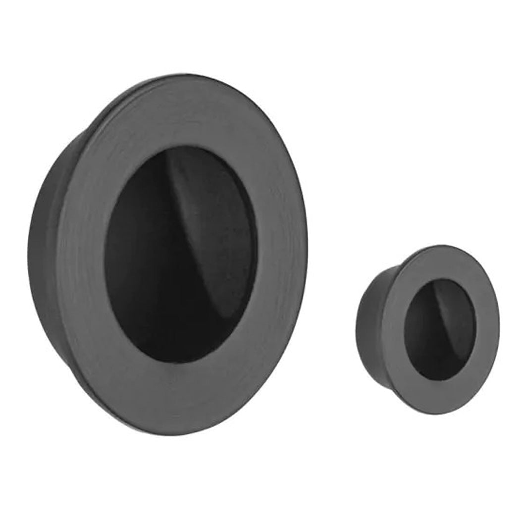 JB Kind Matt Black Flush Standard Door Pull Pack - JJ Building Materials