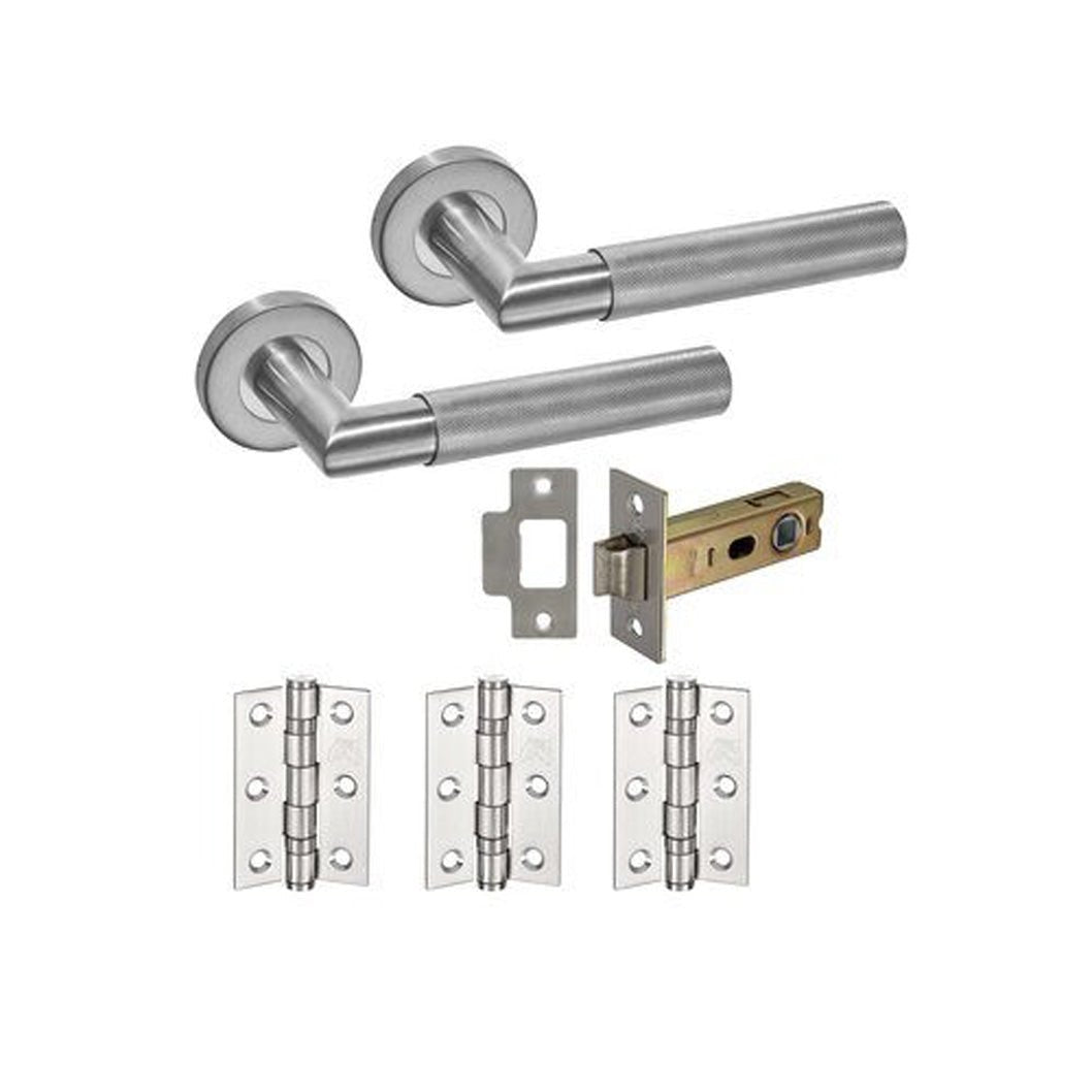 JB Kind Matt Black Stainless Steel Fire Rated Bearing Hinge - Pack of 3 - JJ Building Materials