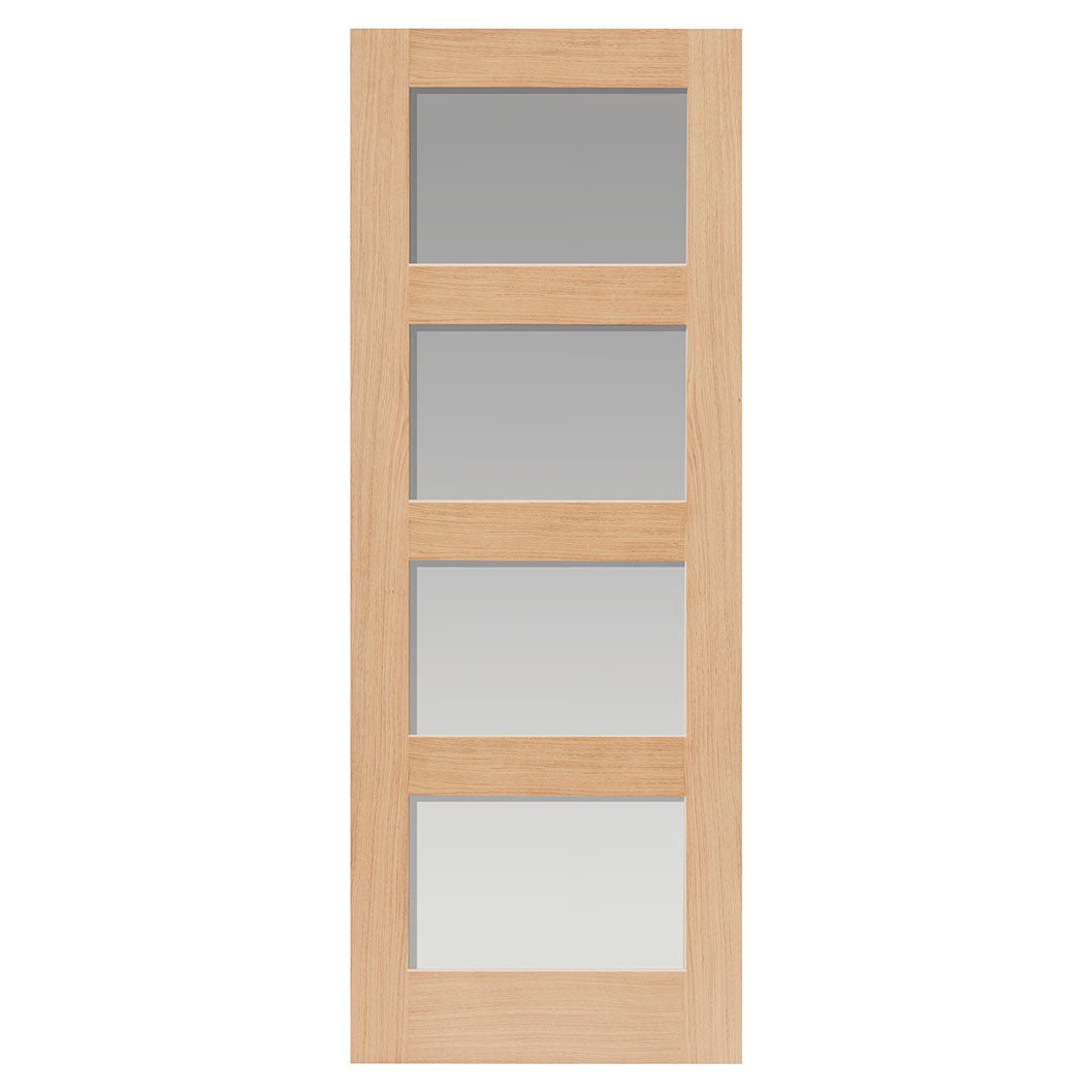 JB Kind Nevis Oak Glazed Internal Door - JJ Building Materials