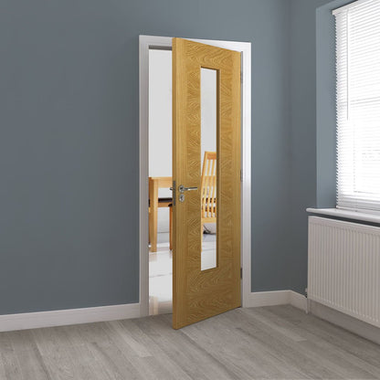 JB Kind Ostria Oak Glazed Internal Door - JJ Building Materials
