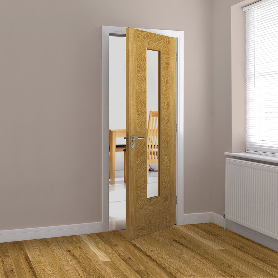 JB Kind Ostria Oak Glazed Internal Door - JJ Building Materials