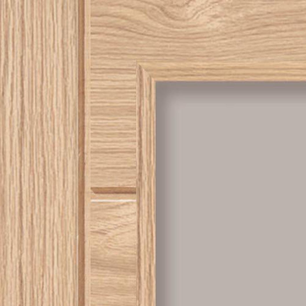 JB Kind Palomino Oak Clear Glazed Internal Door - JJ Building Materials