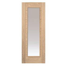 JB Kind Palomino Oak Clear Glazed Internal Door - JJ Building Materials