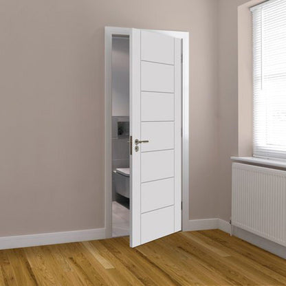 JB Kind Palomino White Internal Door - Primed - JJ Building Materials