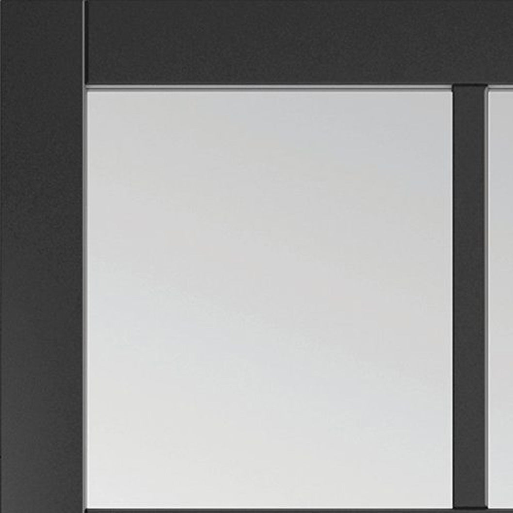 JB Kind Plaza Black Clear Glass Internal Door - JJ Building Materials