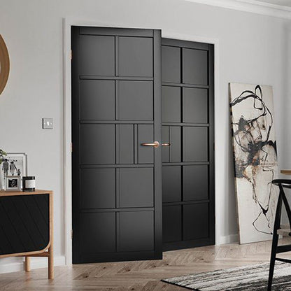 JB Kind Plaza Black Internal Door - JJ Building Materials