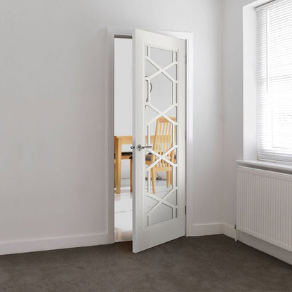 JB Kind Quartz Glazed White Internal Door - JJ Building Materials