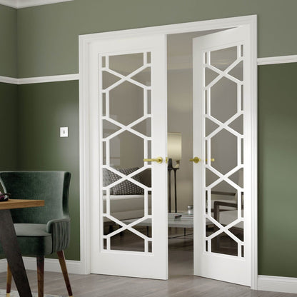JB Kind Quartz Glazed White Internal Door - JJ Building Materials