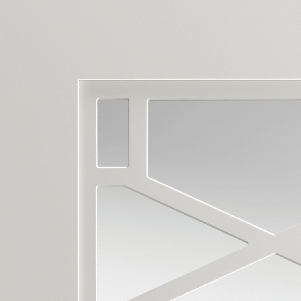 JB Kind Quartz Glazed White Internal Door - JJ Building Materials