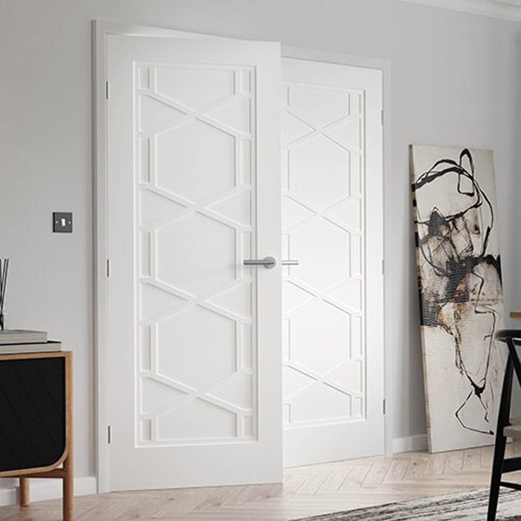JB Kind Quartz White Internal Door - JJ Building Materials